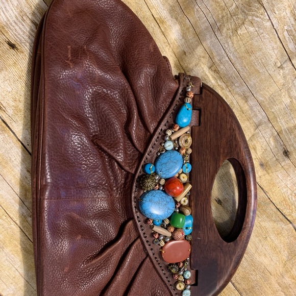 Cole Haan G Series Limited Leather Stone Clutch - Picture 6 of 8